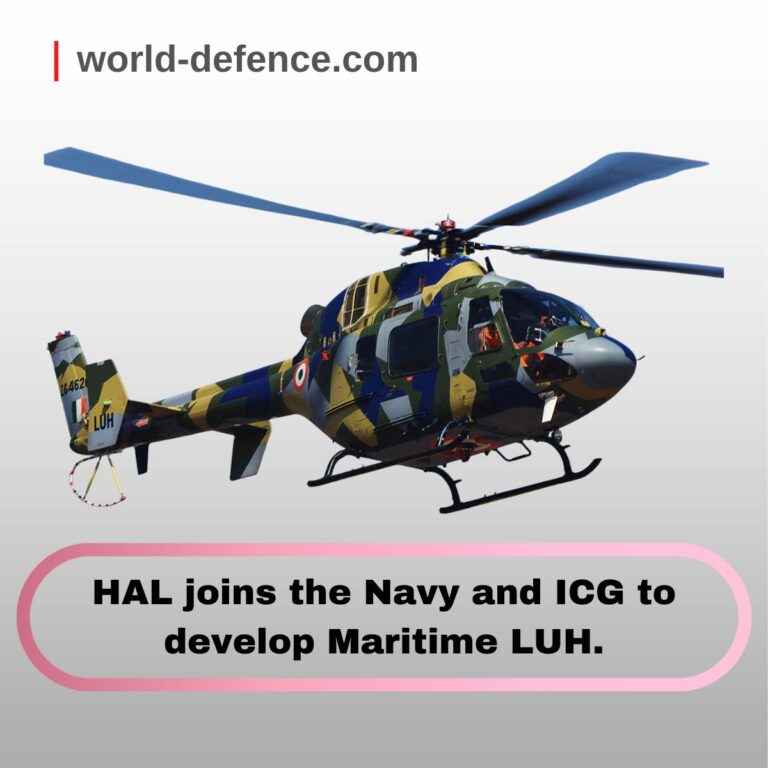 HAL joins the Navy and ICG to develop Maritime LUH.