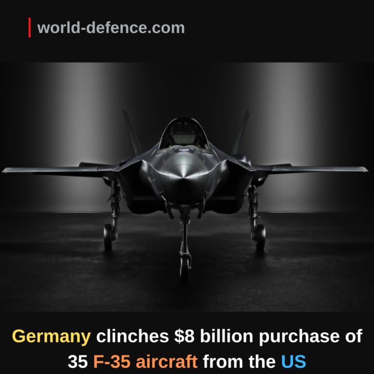 Germany clinches $8 billion purchase of 35 F-35 aircraft from the US