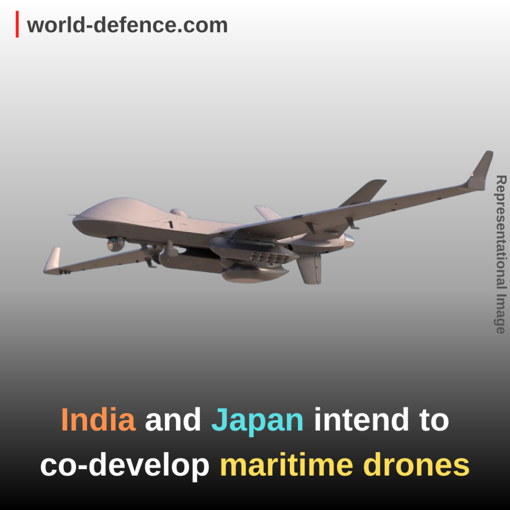 India and Japan intend to co-develop maritime drones.