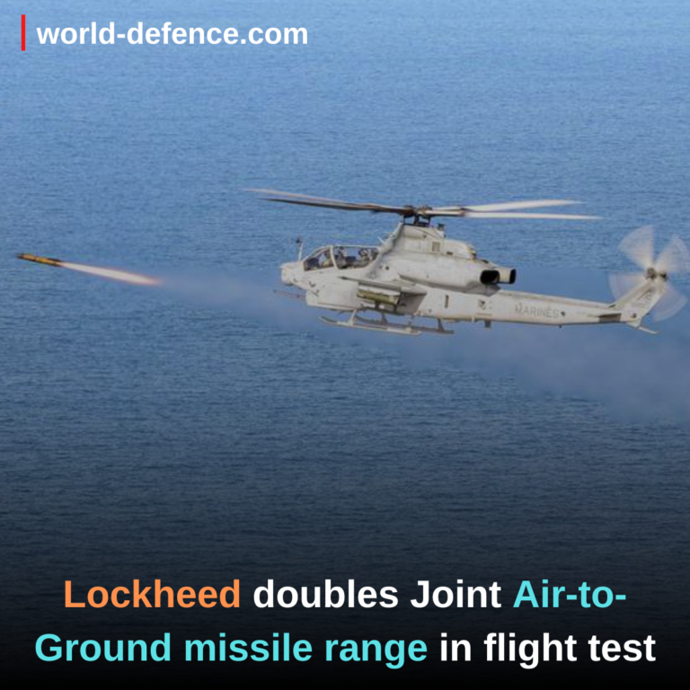 Lockheed doubles Joint Air-to-Ground missile range in flight test