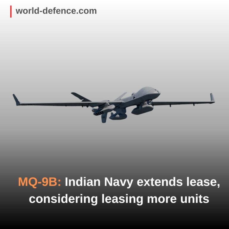 MQ-9B: The Indian Navy extends the contract and considers leasing additional units