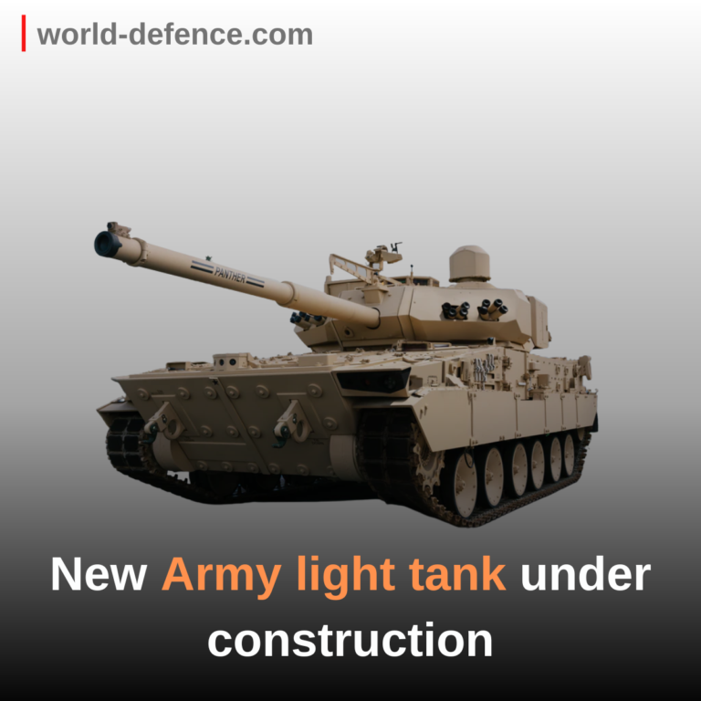 New Army light tank under construction