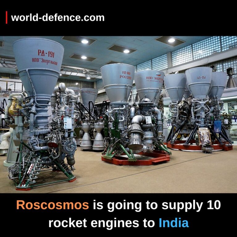 Roscosmos is going to supply 10 rocket engines to India