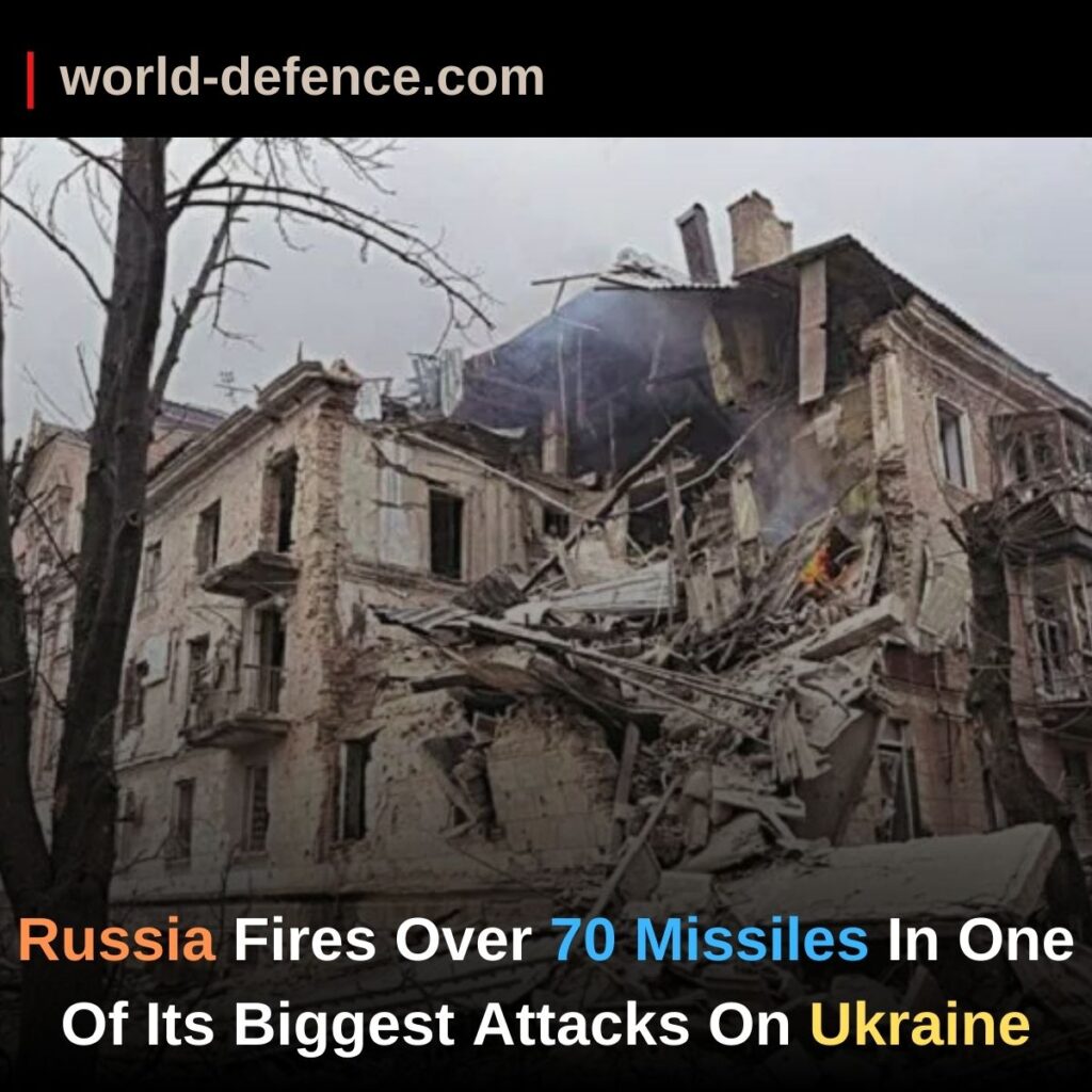 Russia Fires Over 70 Missiles In One Of Its Biggest Attacks On Ukraine