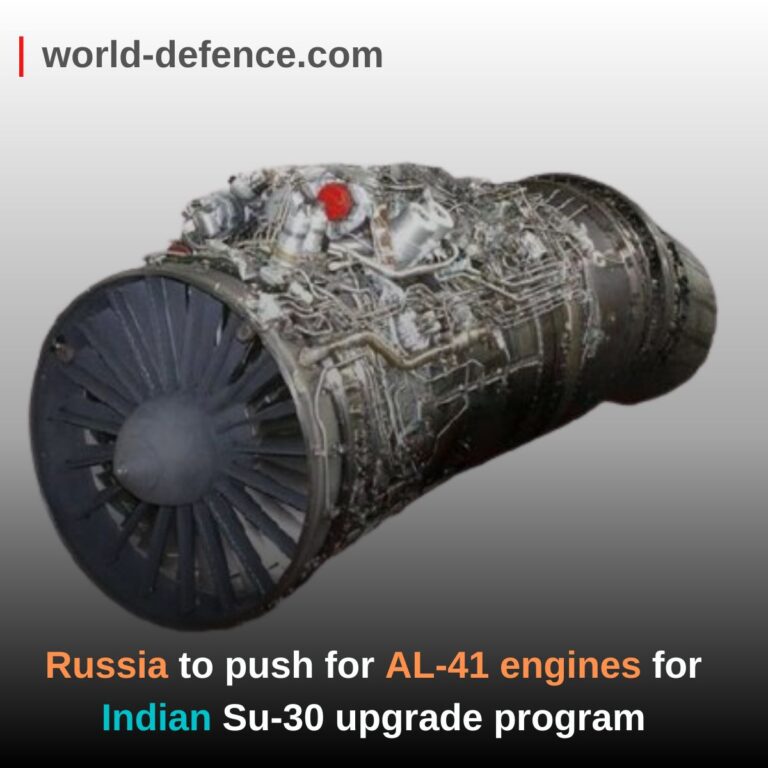 Russia to push for AL-41F engines for Indian Su-30 upgrade program