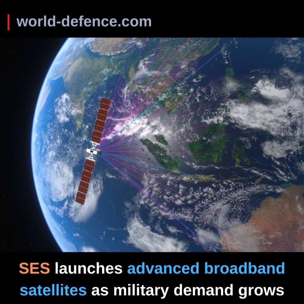 SES launches advanced broadband satellites as military demand grows