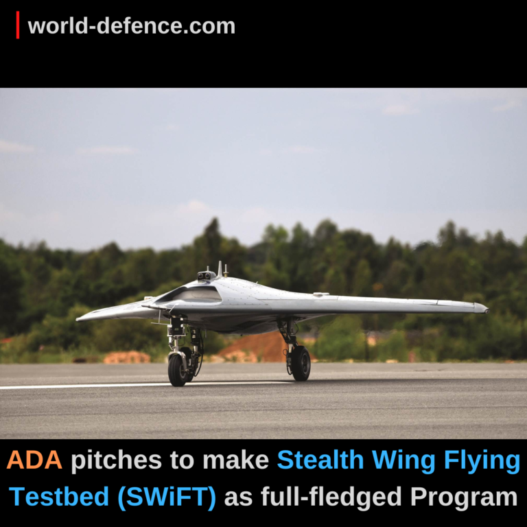 ADA pitches to make Stealth Wing Flying Testbed (SWiFT) as full-fledged Program