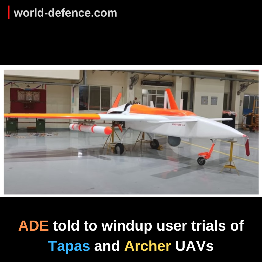 ADE told to windup user trials of Tapas and Archer UAV