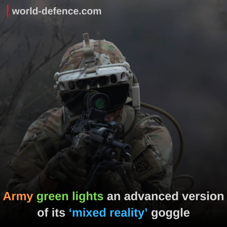 Army green lights an advanced version of its ‘mixed reality’ goggle