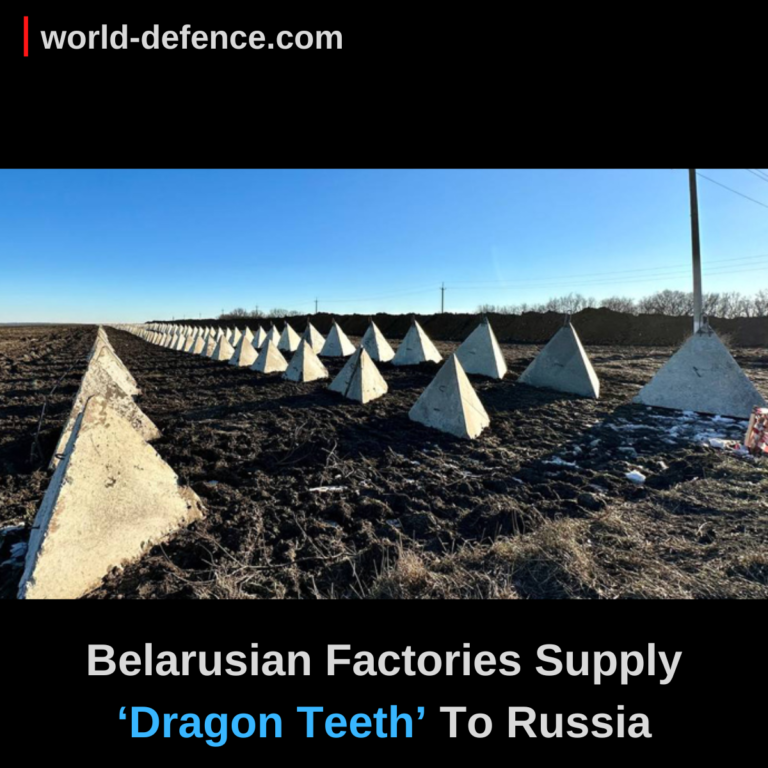 Belarusian Factories Supply ‘Dragon Teeth’ To Russia