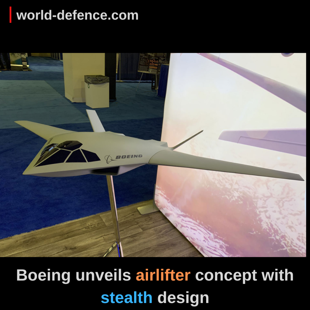 Boeing unveils airlifter concept with stealth design