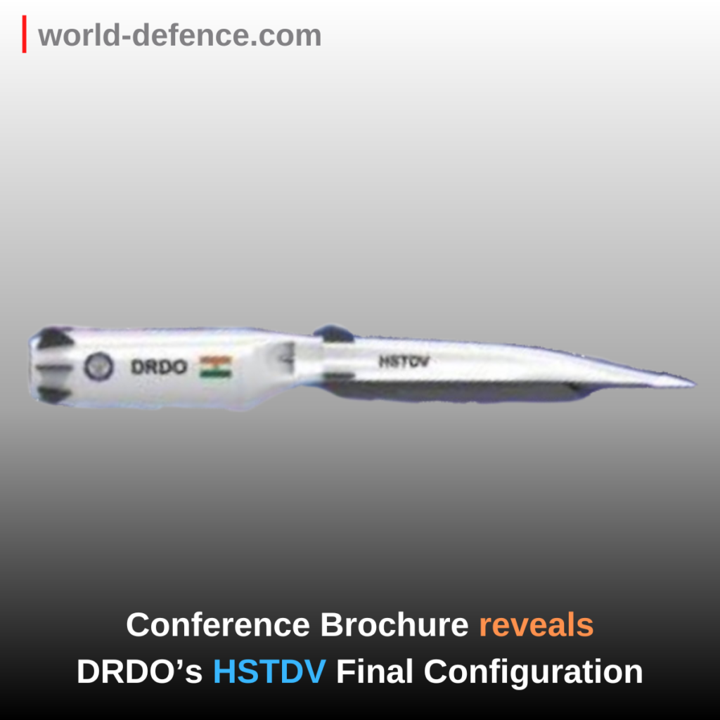 Conference Brochure reveals DRDO’s HSTDV Final Configuration