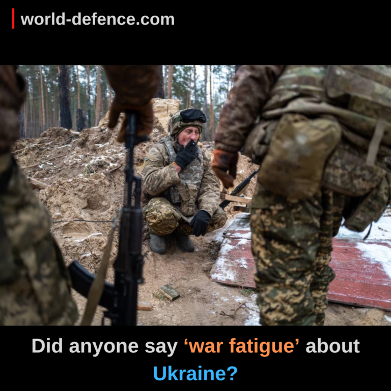 Did anyone say ‘war fatigue’ about Ukraine?