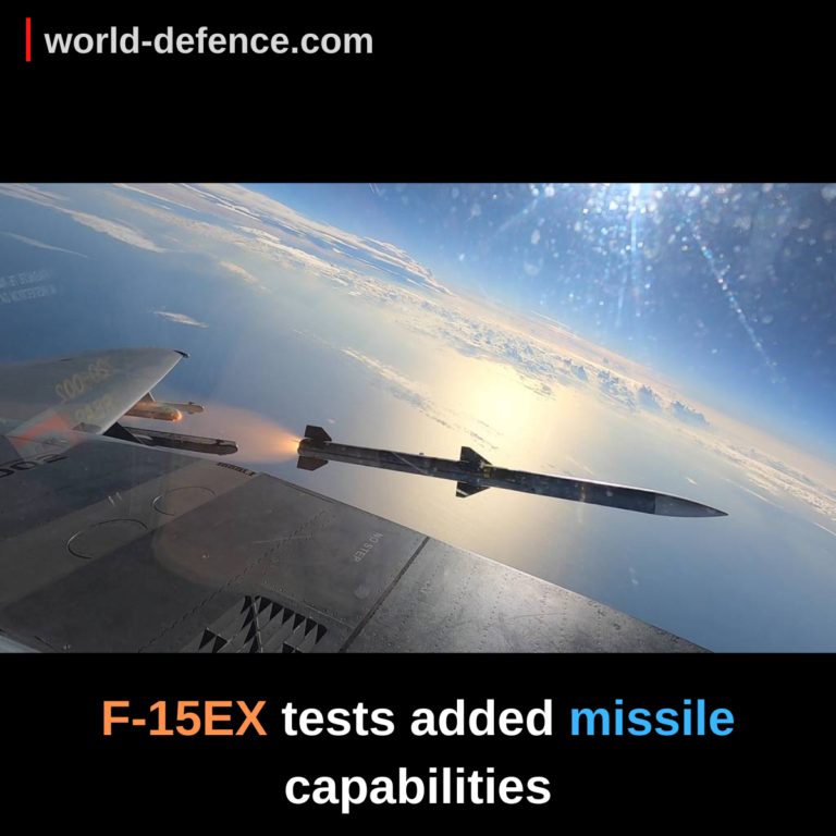F-15EX tests added missile capabilities