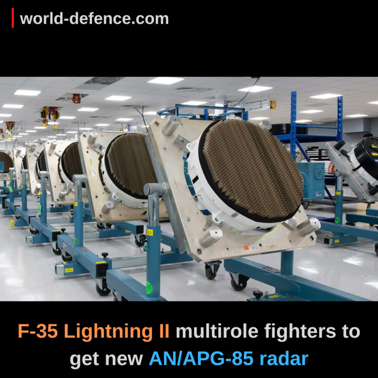F-35 Lightning II multirole fighters to get new AN/APG-85 radar