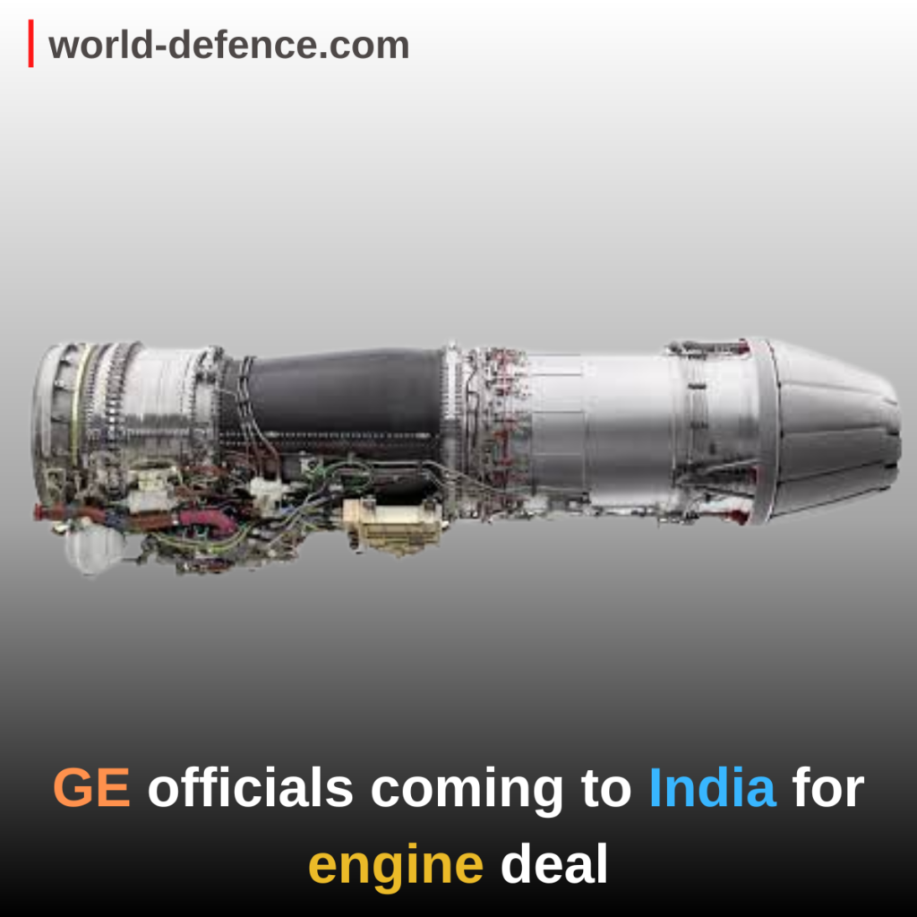 GE officials coming to India for engine deal