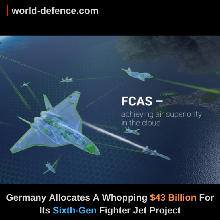 Germany Allocates A Whopping $43 Billion For Its Sixth-Gen Fighter Jet Project FCAS