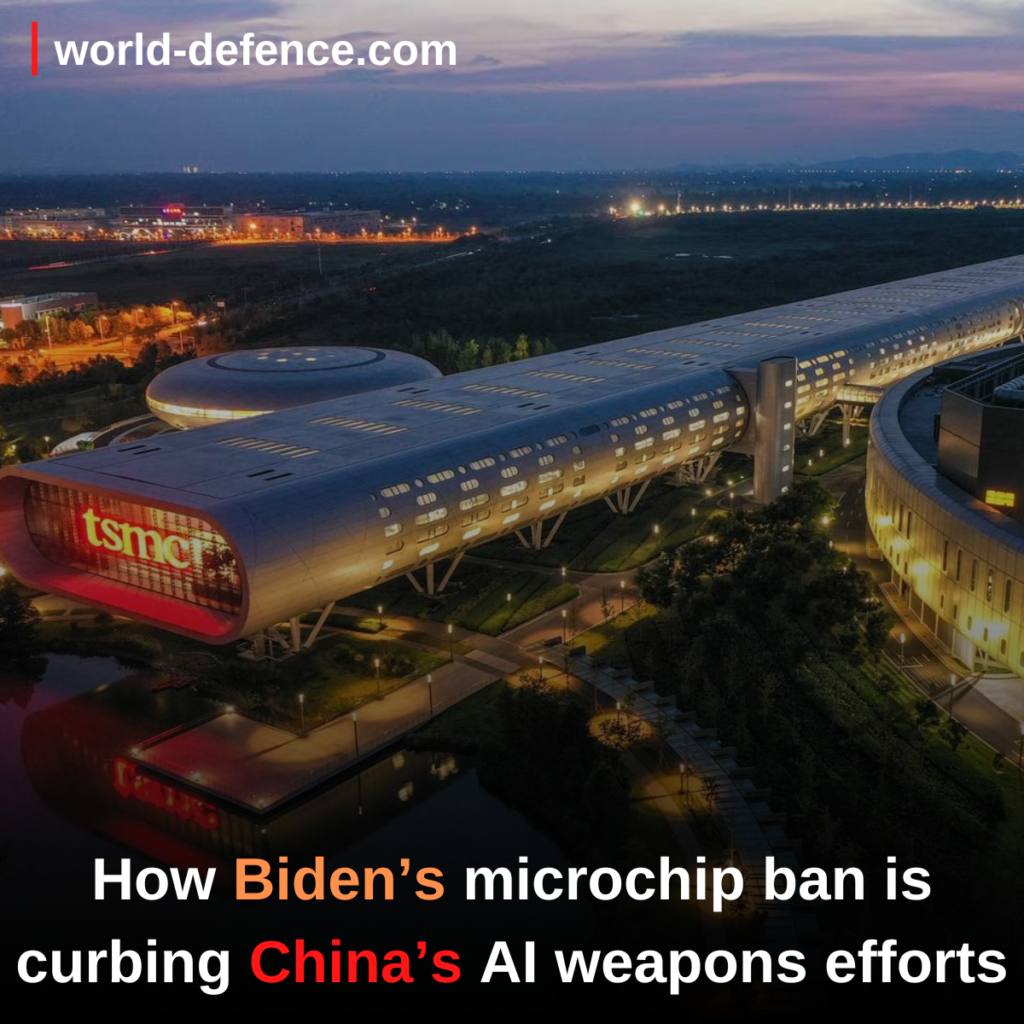 How Biden’s microchip ban is curbing China’s AI weapons efforts