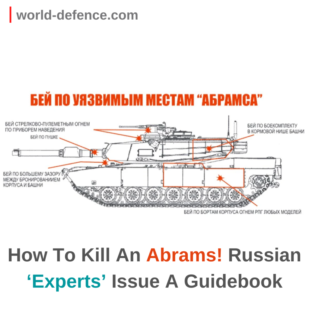 How To Kill An Abrams! Russian ‘Experts’ Issue A Guidebook