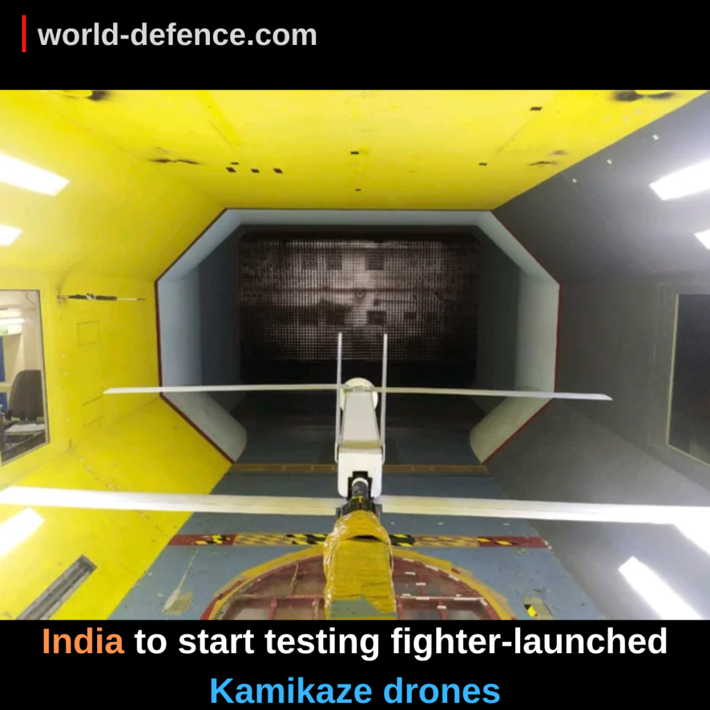 India to start testing fighter-launched Kamikaze drones