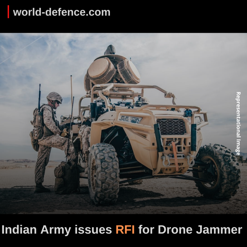 Indian Army issues RFI for Drone Jammer