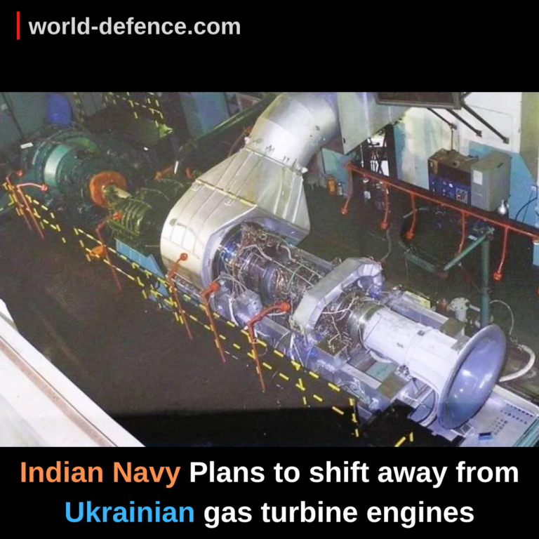 Indian Navy Plans to shift away from Ukrainian gas turbine engines