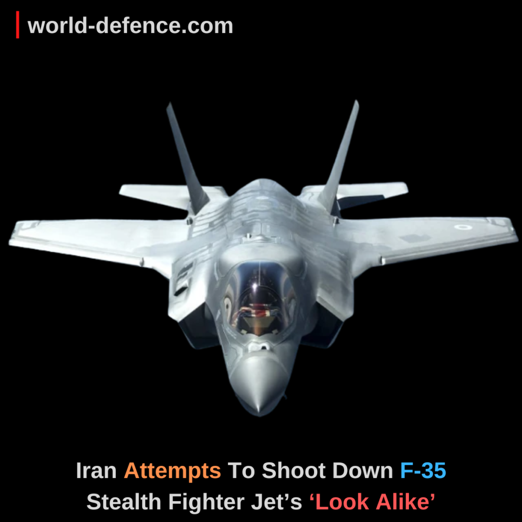 Iran Attempts To Shoot Down F-35 Stealth Fighter Jet’s ‘Look Alike’ (1)