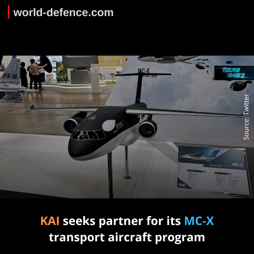 KAI seeks partner for its MC-X transport aircraft program