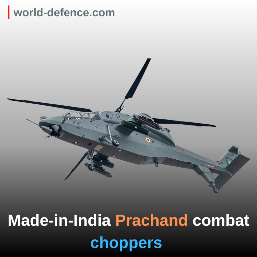 Made-in-India Prachand combat choppers