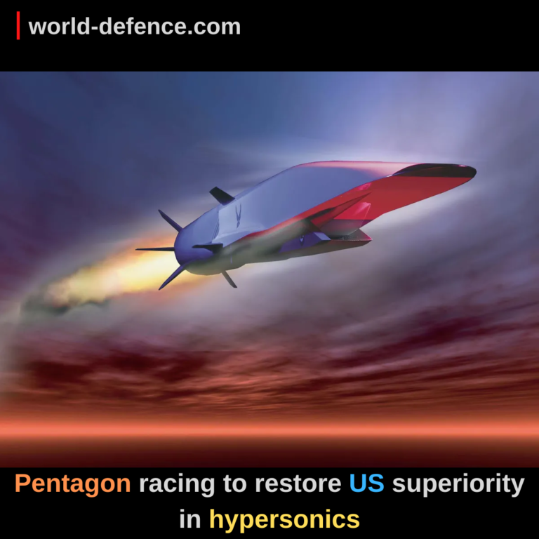 Pentagon racing to restore US superiority in hypersonics