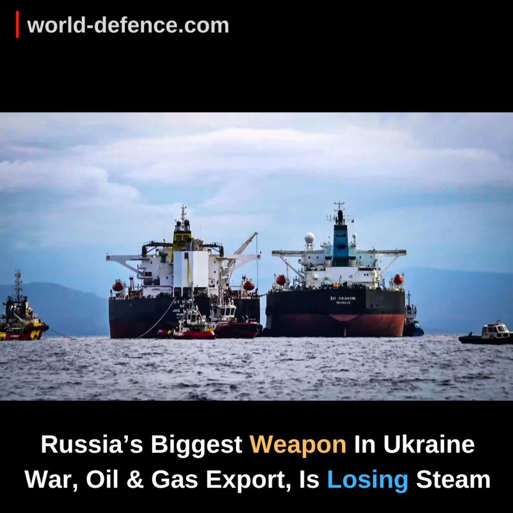 Russia’s Biggest Weapon In Ukraine War, Oil & Gas Export, Is Losing Steam