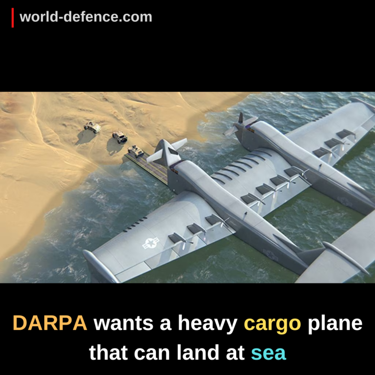 DARPA wants a heavy cargo plane that can land at sea