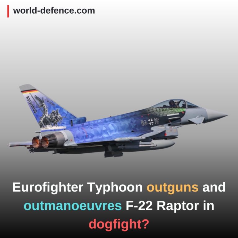 ‘Raptor Salad’ For Lunch! German Eurofighter Typhoon outguns and outmanoeuvres American F-22 Raptor in dogfight?