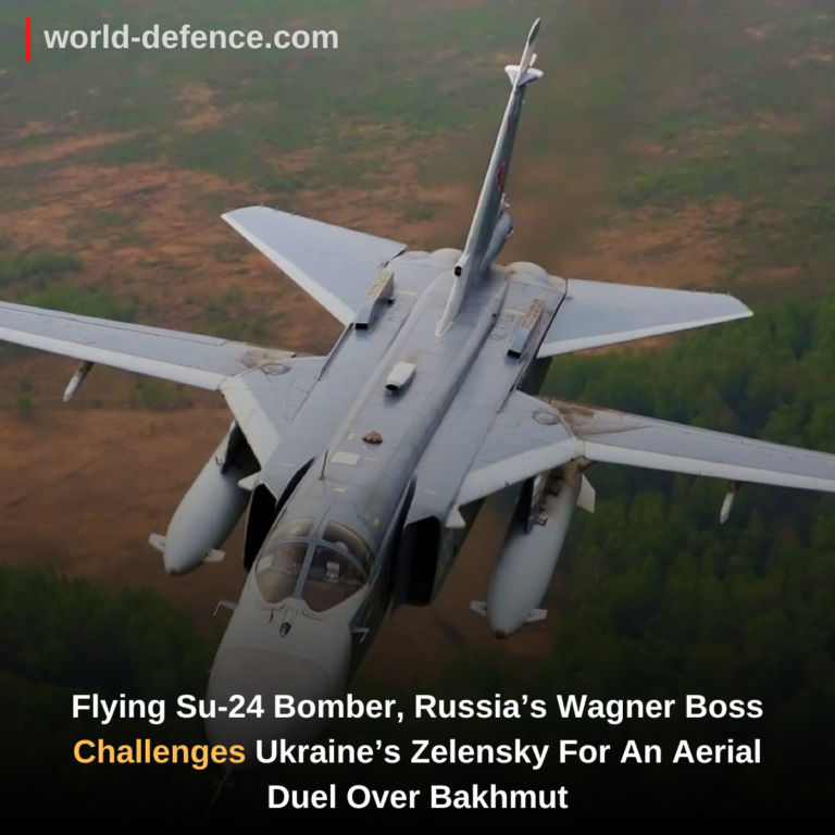 Flying Su-24 Bomber, Russia’s Wagner Boss Challenges Ukraine’s Zelensky For An Aerial Duel Over Bakhmut