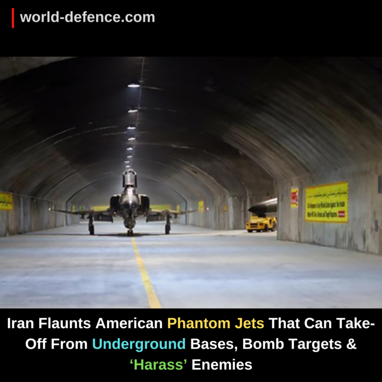 Iran Flaunts American Phantom Jets That Can Take-Off From Underground Bases, Bomb Targets & ‘Harass’ Enemies