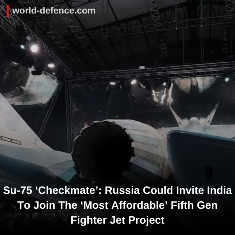 Su-75 ‘Checkmate’: Russia Could Invite India To Join The ‘Most Affordable’ Fifth Gen Fighter Jet Project – Reports