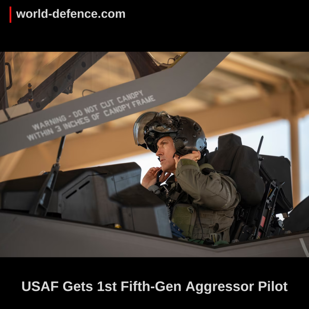 USAF Gets 1st Fifth-Gen Aggressor Pilot