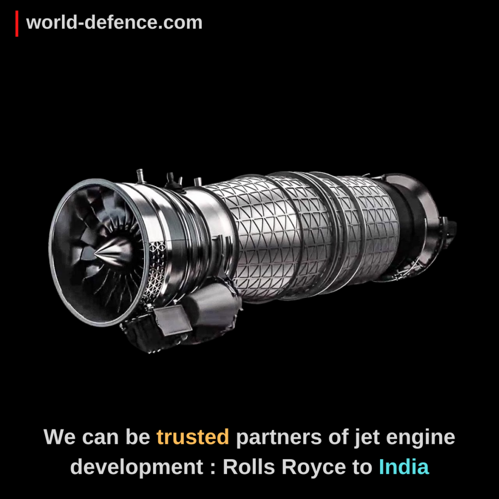 We can be trusted partners of jet engine development Rolls Royce to India