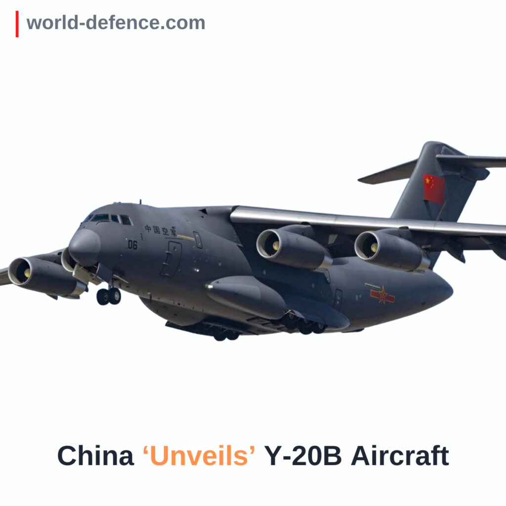 China ‘Unveils’ Y-20B Aircraft