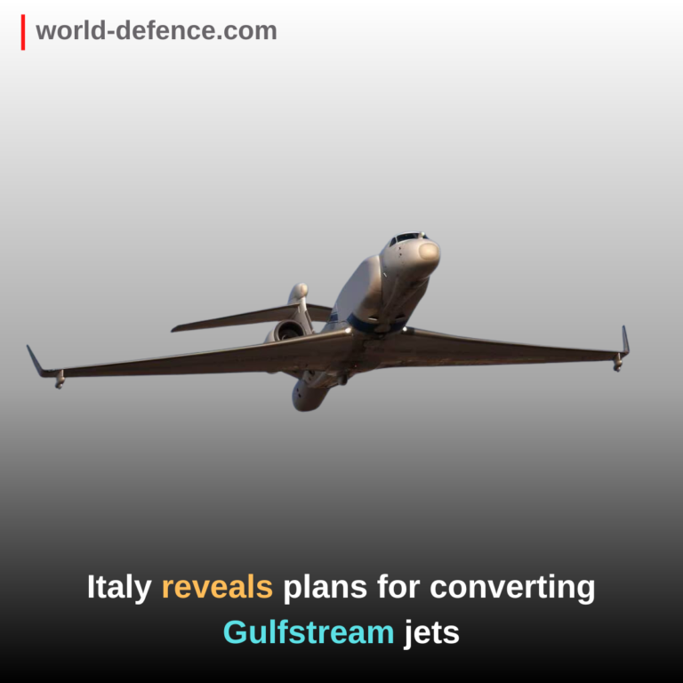 Italy reveals plans for converting Gulfstream jets