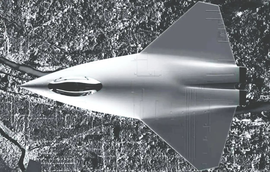 An artist’s conception of an advanced sixth-generation combat jet. Collins Aerospace